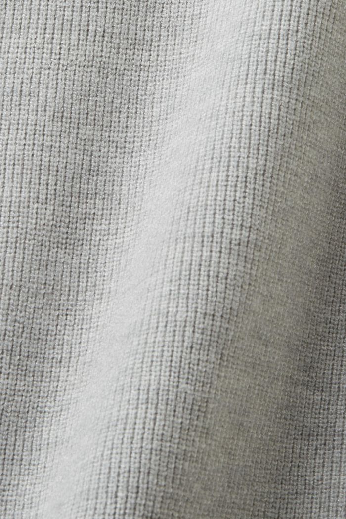 Rib-Knit Midi Skirt, LIGHT GREY, detail image number 5