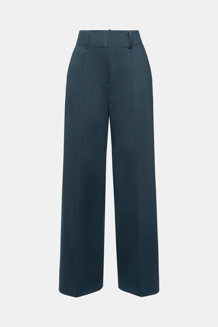 Wide leg trousers, PETROL BLUE, detail image number 2