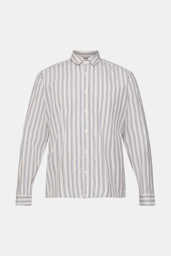 Striped slim fit shirt, SAND, detail image number 2