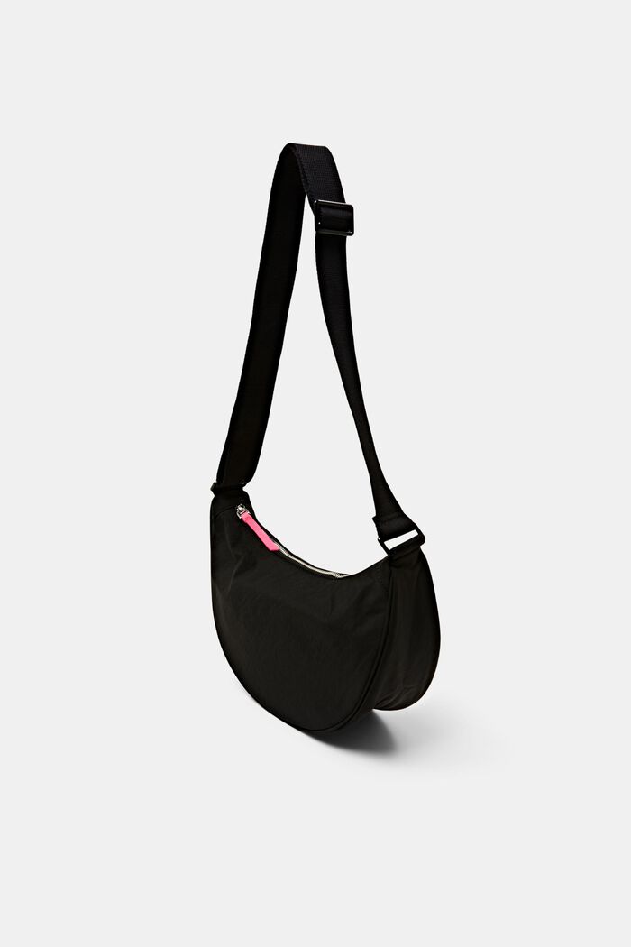 Crescent Shoulder Bag, BLACK, detail image number 2