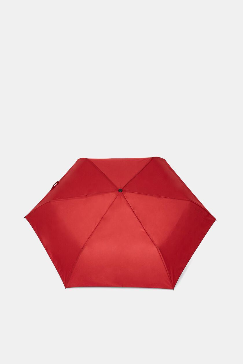 Easymatic slimline pocket umbrella in red