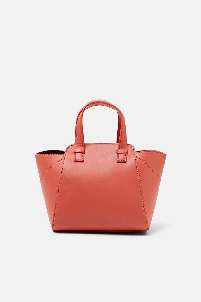 Small Tote Crossbody Bag, CORAL RED, detail image number 0