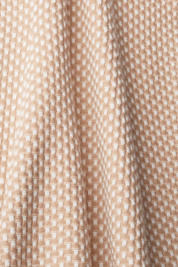 Two-coloured knit skirt, LENZING™ ECOVERO™, LIGHT BEIGE, detail image number 1