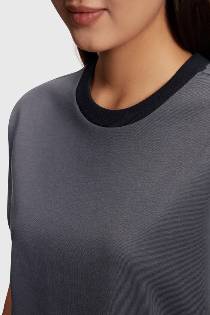 Heavy jersey boxy fit t-shirt, DARK GREY, detail image number 2