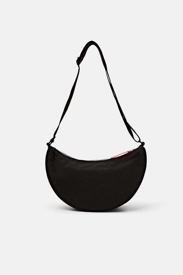 Crescent Shoulder Bag, BLACK, detail image number 3