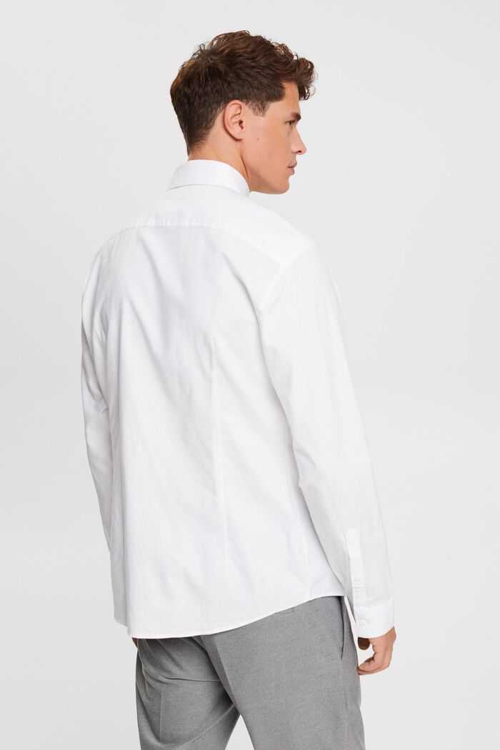 Slim fit button-down shirt, OFF WHITE, detail image number 3