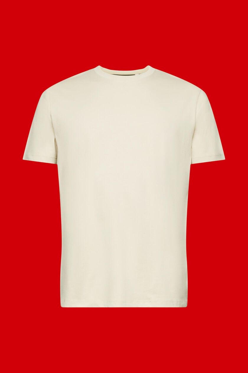 Two-tone cotton T-shirt