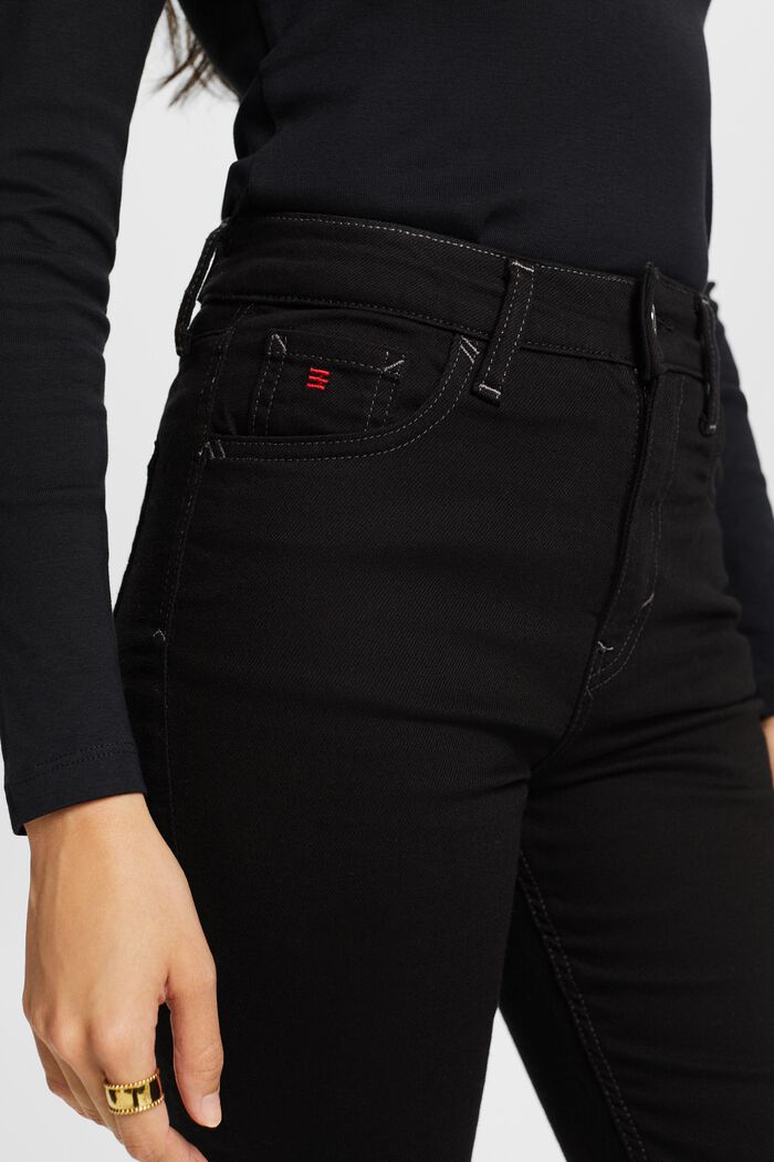High-Rise Retro Slim Jeans, BLACK RINSE, detail image number 2