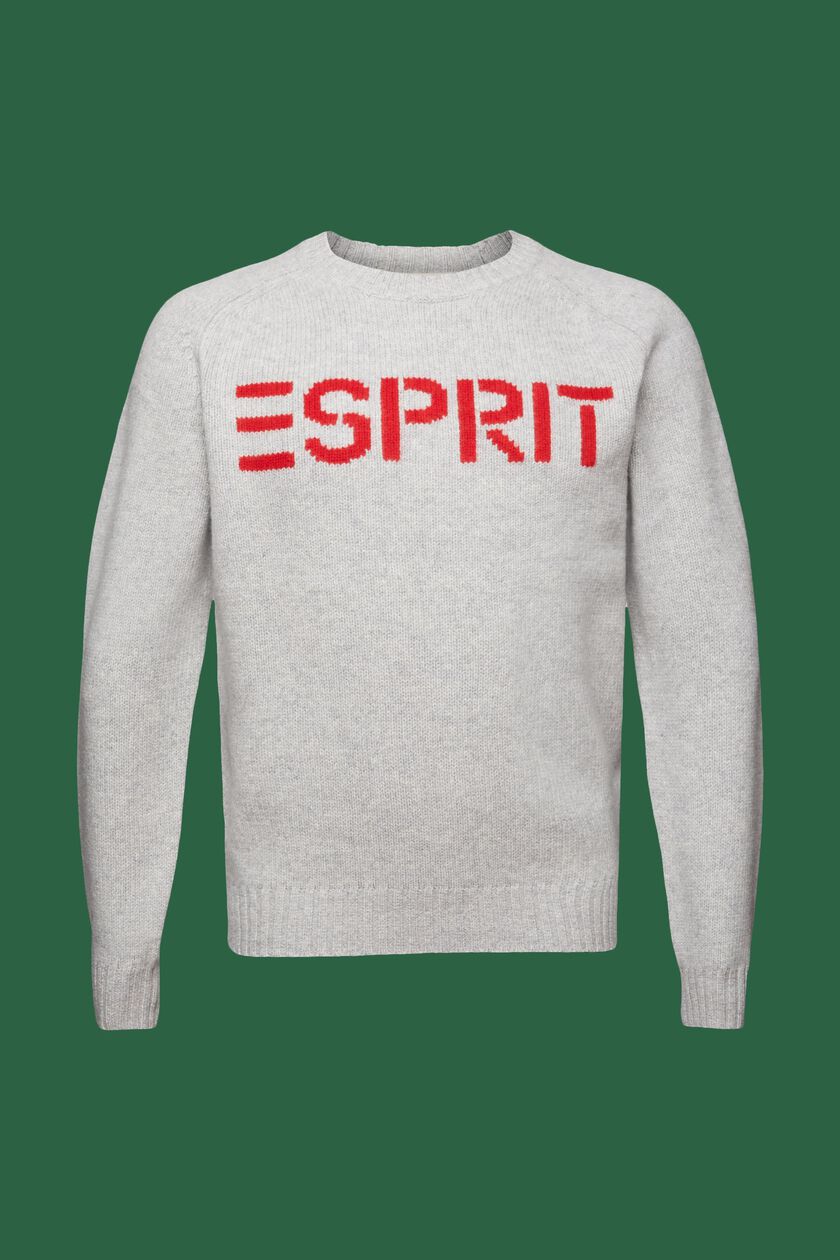 Wool Cashmere Logo Sweater