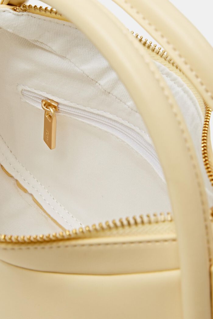 Small Oval Crossbody Bag, PASTEL YELLOW, detail image number 4