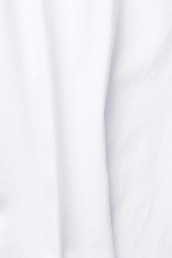 Basic T-shirt in 100% organic cotton, WHITE, detail image number 1