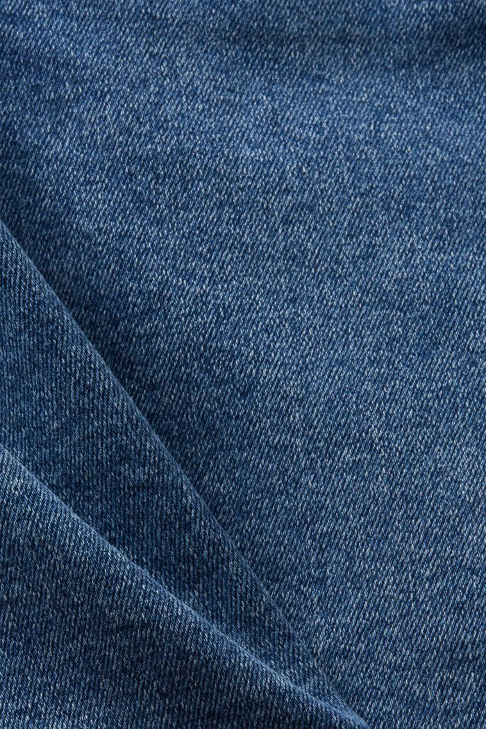 Rhinestone Denim Mini Skirt, BLUE MEDIUM WASHED, detail image number 6