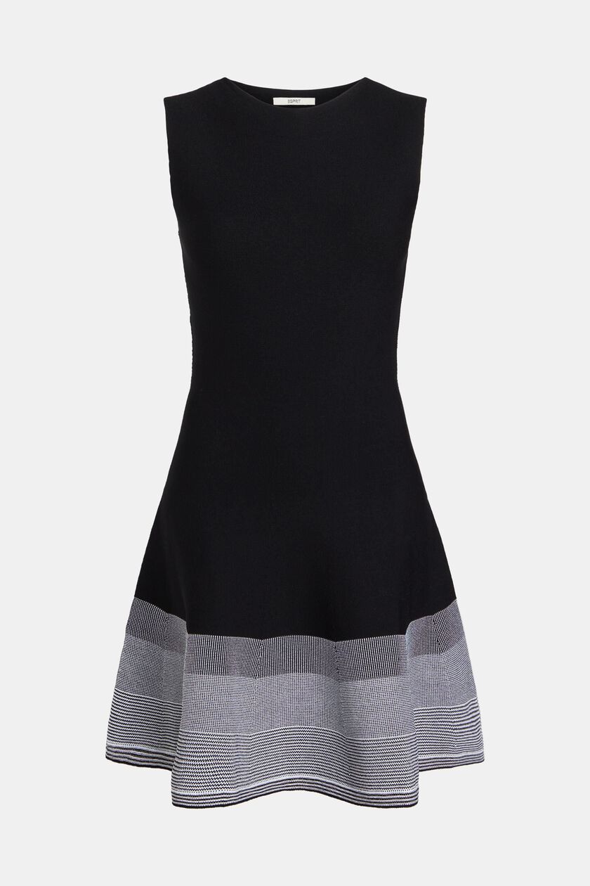 Seamless knit ombre dress