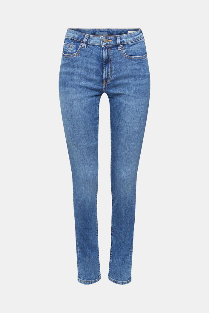 High-rise skinny jeans with TENCEL™, BLUE MEDIUM WASH, detail image number 2