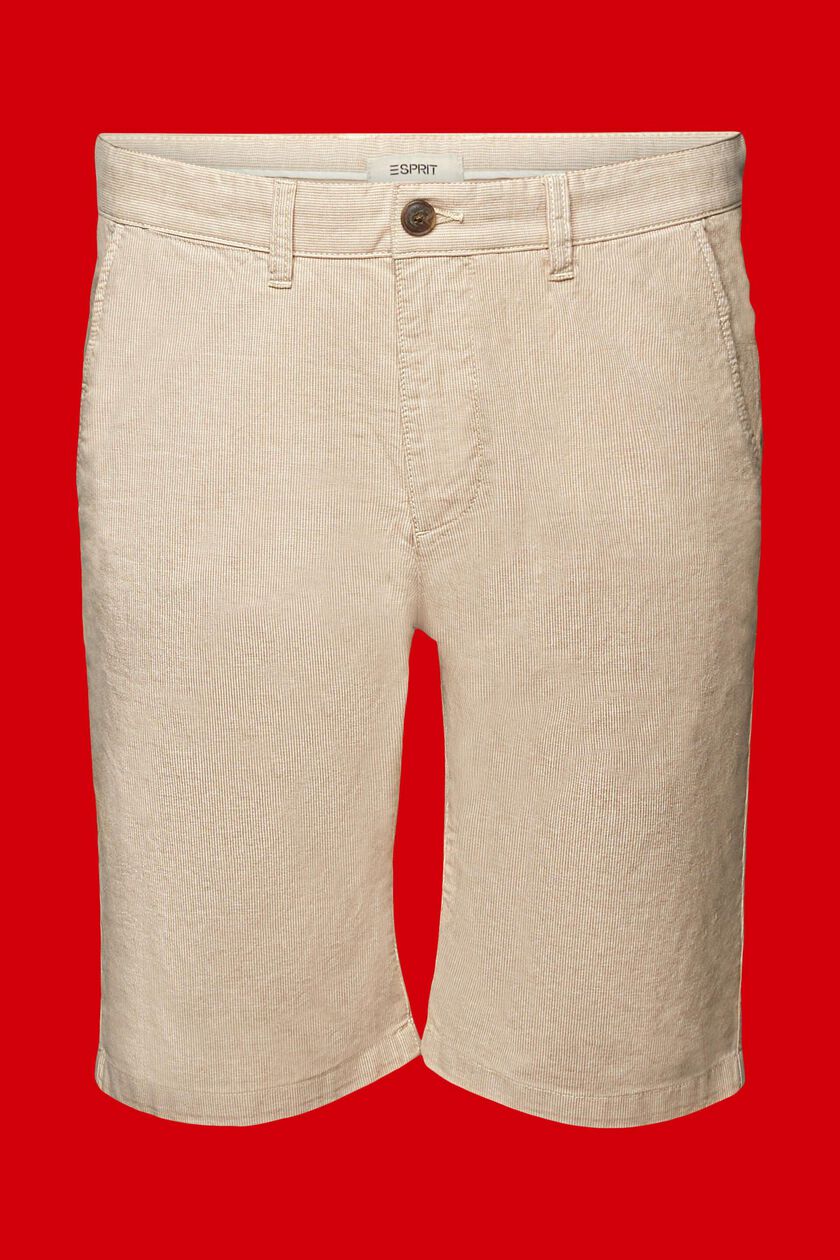 Two-tone chino shorts