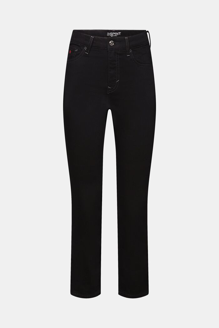 High-Rise Retro Slim Jeans, BLACK RINSE, detail image number 7