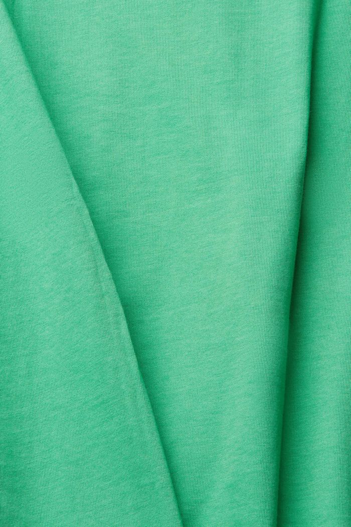 Jersey T-shirt with a print, GREEN, detail image number 1