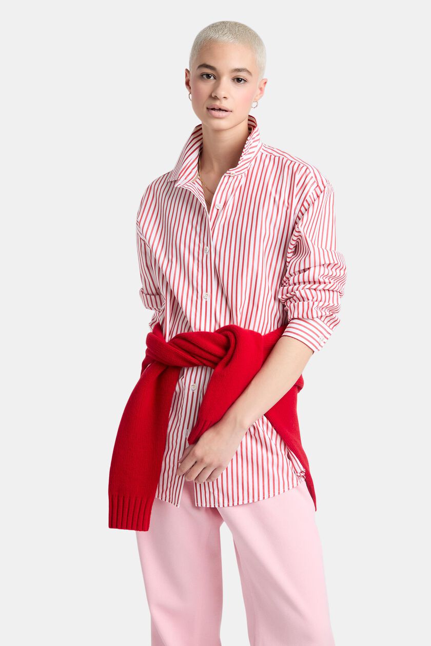 Striped Cotton-Poplin Shirt