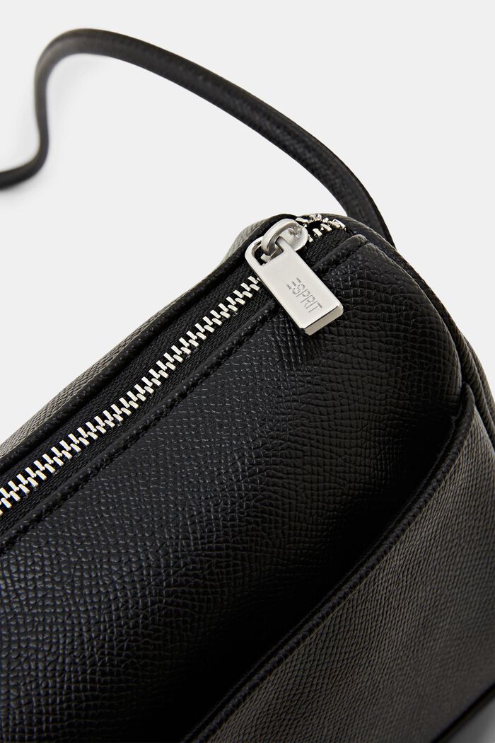 Rounded Shoulder Bag, BLACK, detail image number 1