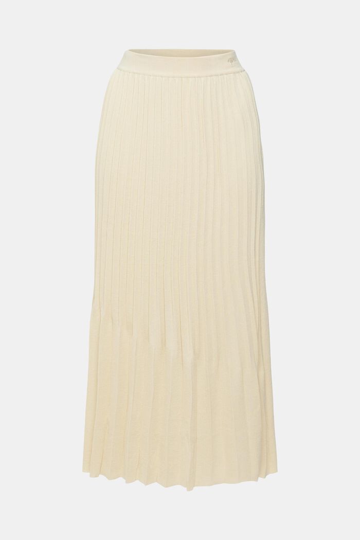 Pleated midi skirt, SAND, detail image number 2