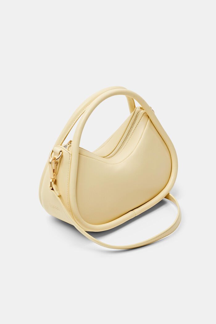 Small Oval Crossbody Bag, PASTEL YELLOW, detail image number 3