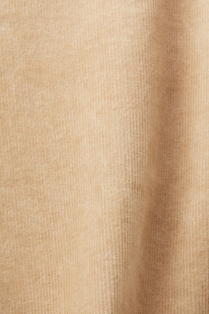 Straight Fit Corduroy Trousers, SAND, detail image number 5