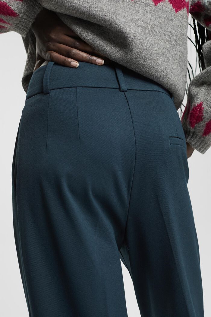 Wide leg trousers, PETROL BLUE, detail image number 0