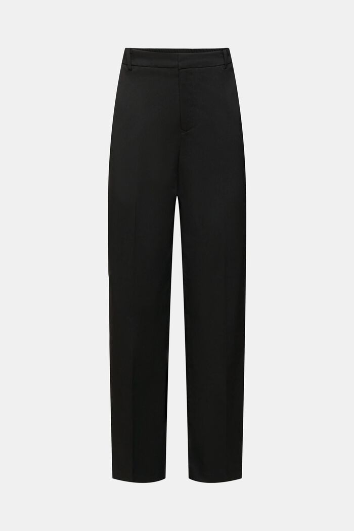 Straight leg trousers, BLACK, detail image number 2