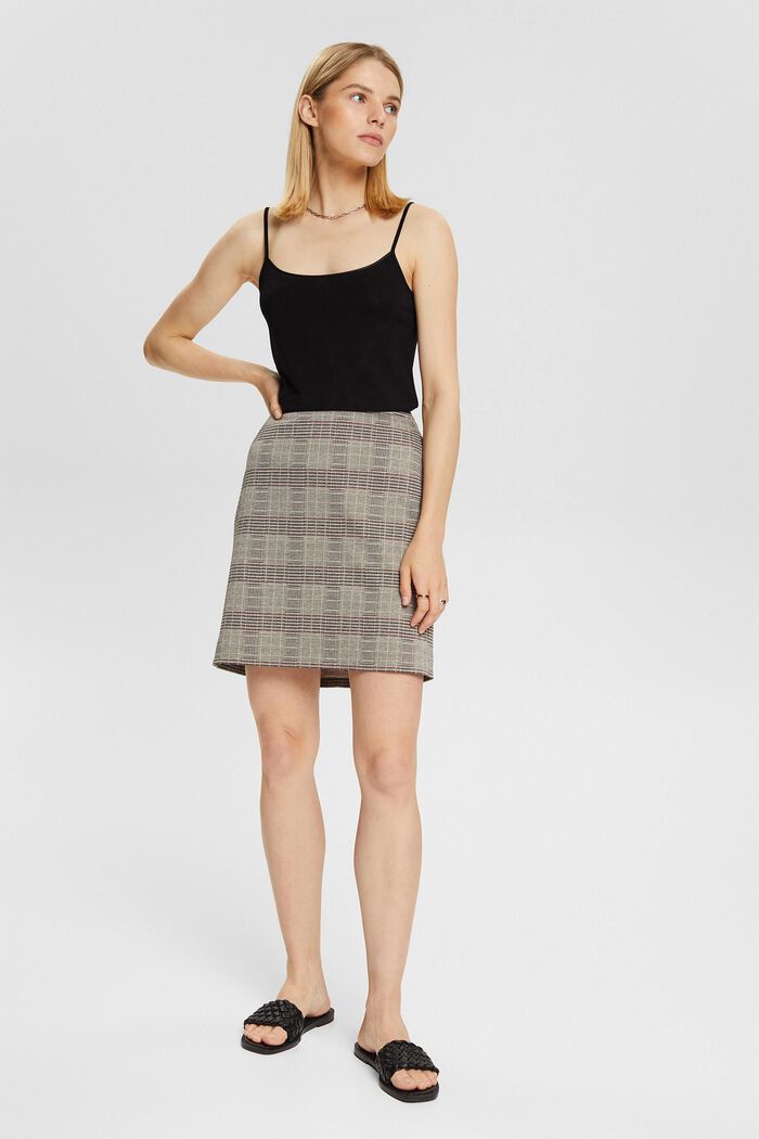 Plaid Mini Skirt, ICE, detail image number 6