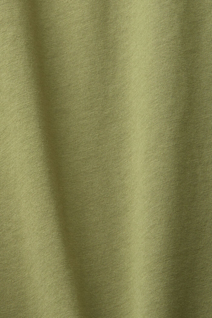 Retro Logo Cotton T-Shirt, OLIVE, detail image number 5