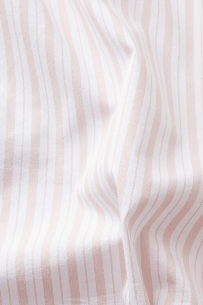 Striped oversized high low blouse, WHITE, detail image number 6