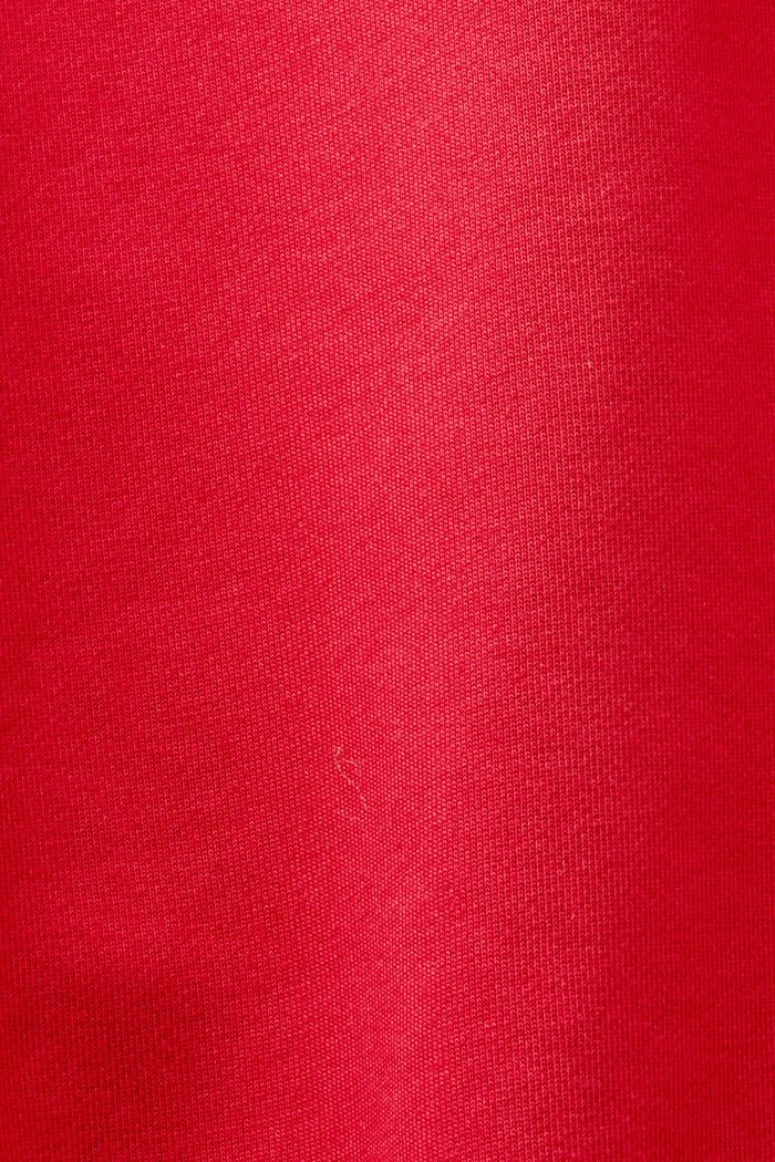 Unisex Cotton Fleece Logo Sweatpants, RED, detail image number 6