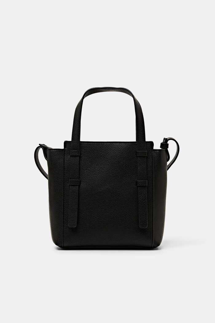 Vegan Leather Crossbody Bag, BLACK, detail image number 0