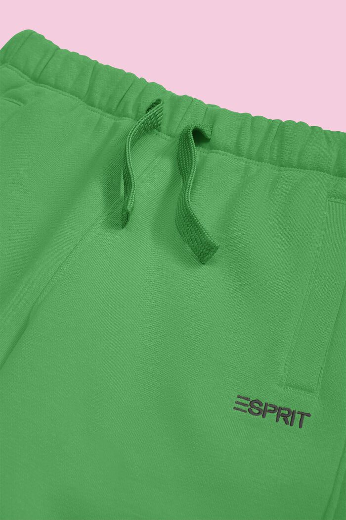Cotton-Blend Logo Sweatpants, GREEN, detail image number 2