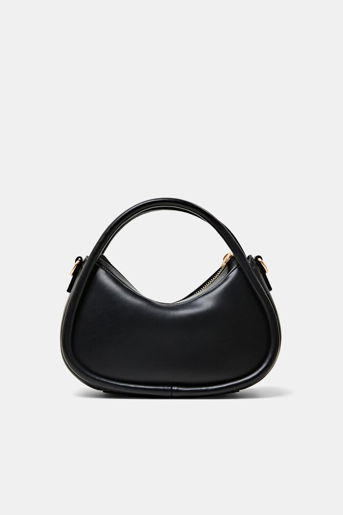 Small Oval Crossbody Bag, BLACK, detail image number 0