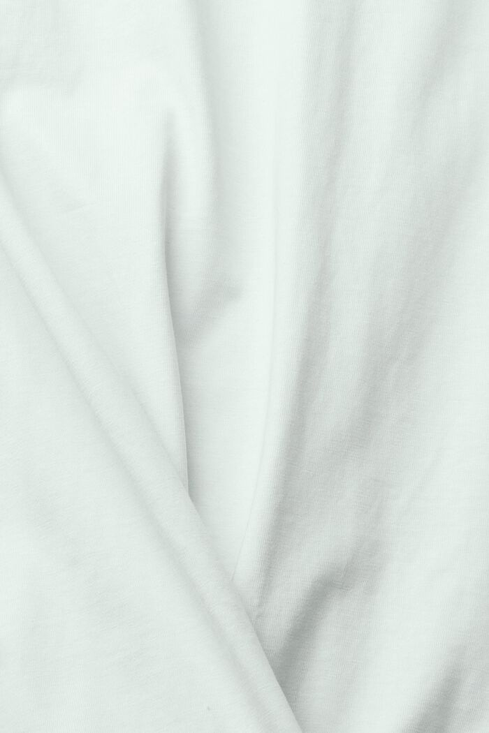 Jersey T-shirt with an embroidered logo, PASTEL BLUE, detail image number 1