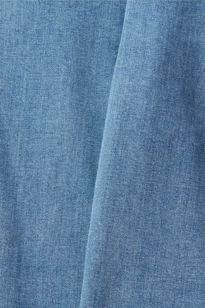 Bleached slim fit jeans, BLUE BLEACHED, detail image number 1