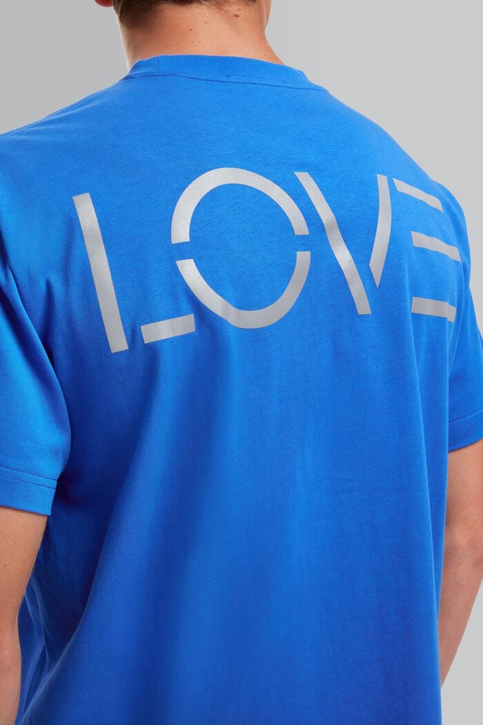 Unisex T-shirt with a back print, BLUE, detail image number 1