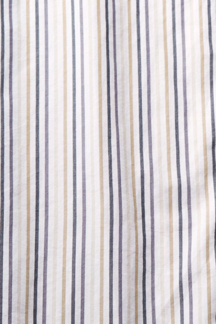 Striped slim fit shirt, SAND, detail image number 1