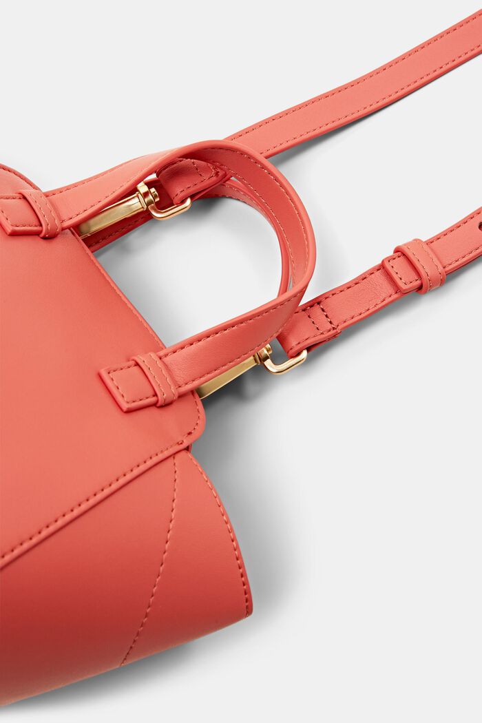 Small Tote Crossbody Bag, CORAL RED, detail image number 1