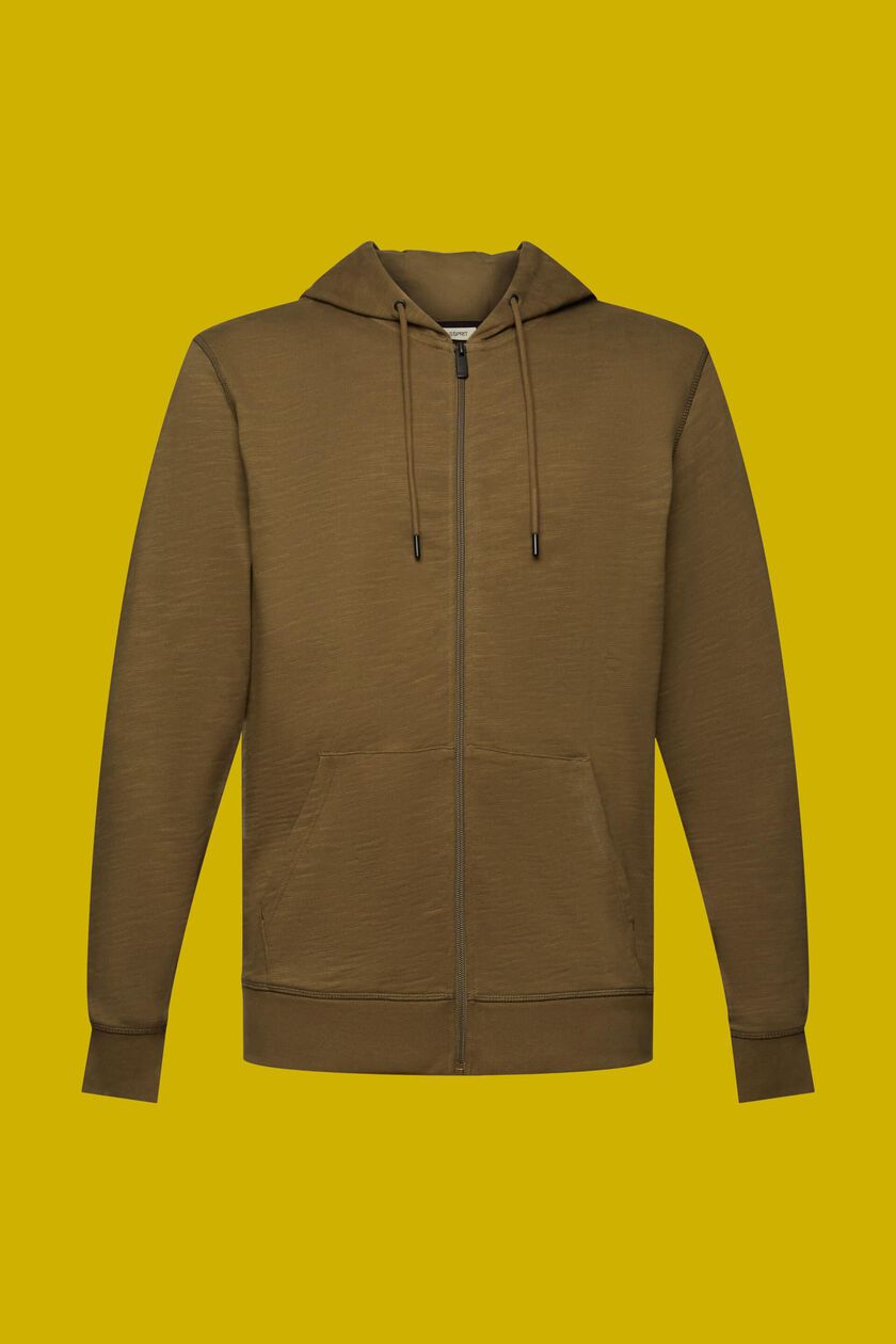 Zipper hoodie, 100% cotton