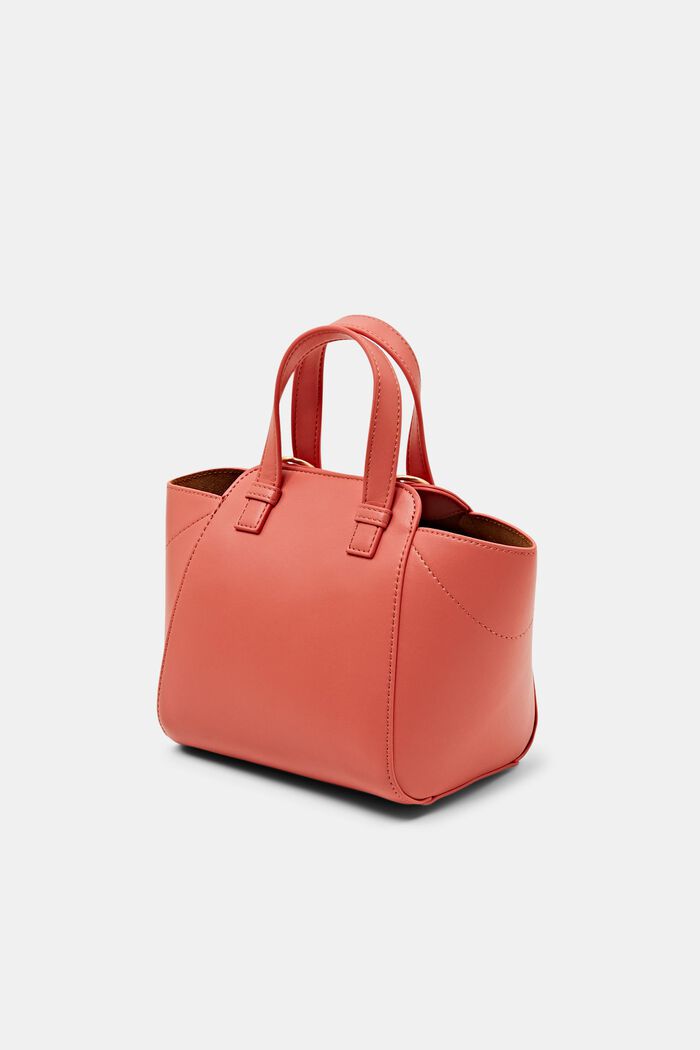 Small Tote Crossbody Bag, CORAL RED, detail image number 2
