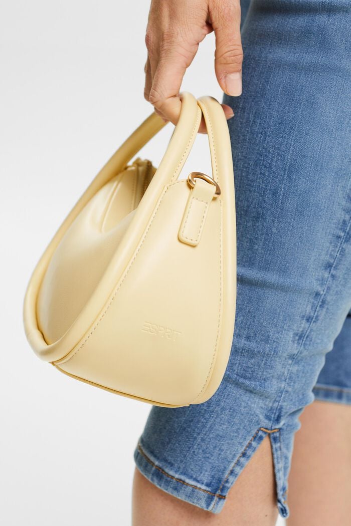 Small Oval Crossbody Bag, PASTEL YELLOW, detail image number 5