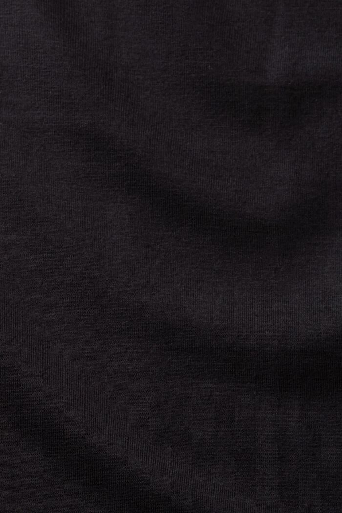 Blouse with slit neckline, LENZING™ ECOVERO™, BLACK, detail image number 1